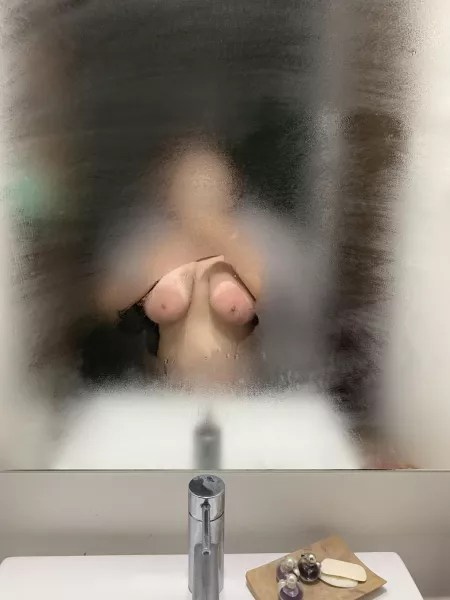 [f] tities hanging and clean from shower by camilamartinez20