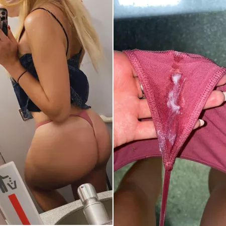 [f18][oc] They got so wet after the flight. Wanna smell my kitty through them?) 💦✈️ by LittleOneTwo3