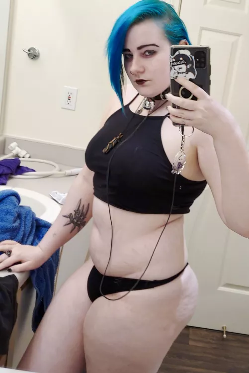 (F19) jinx/Powder from Leauge of Legends inspired look 💙✖💕 by rainbowstorm130