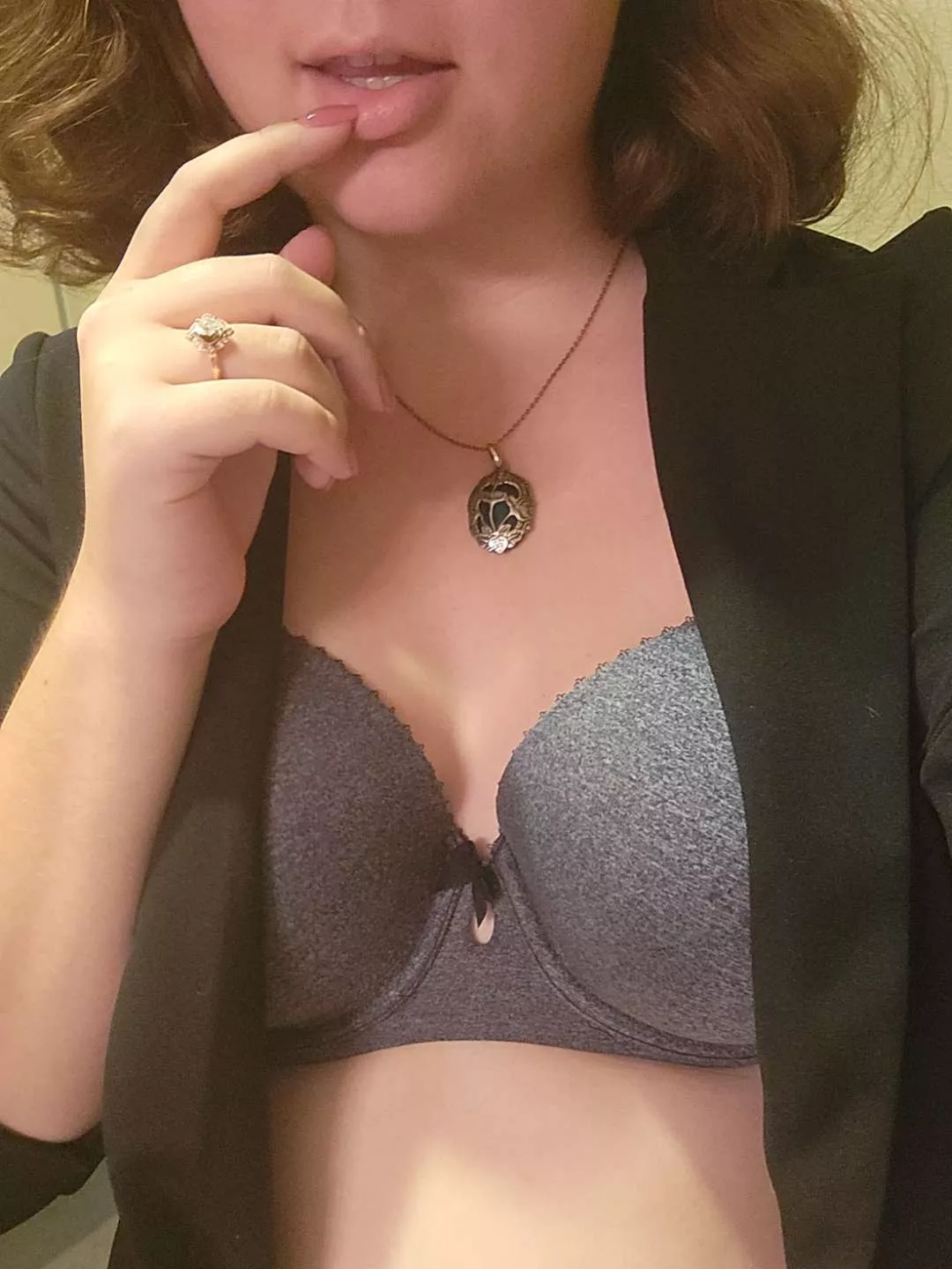 (F19) (OC) Would you eat me out under my desk if I asked? posted by Thick-ol-thighs