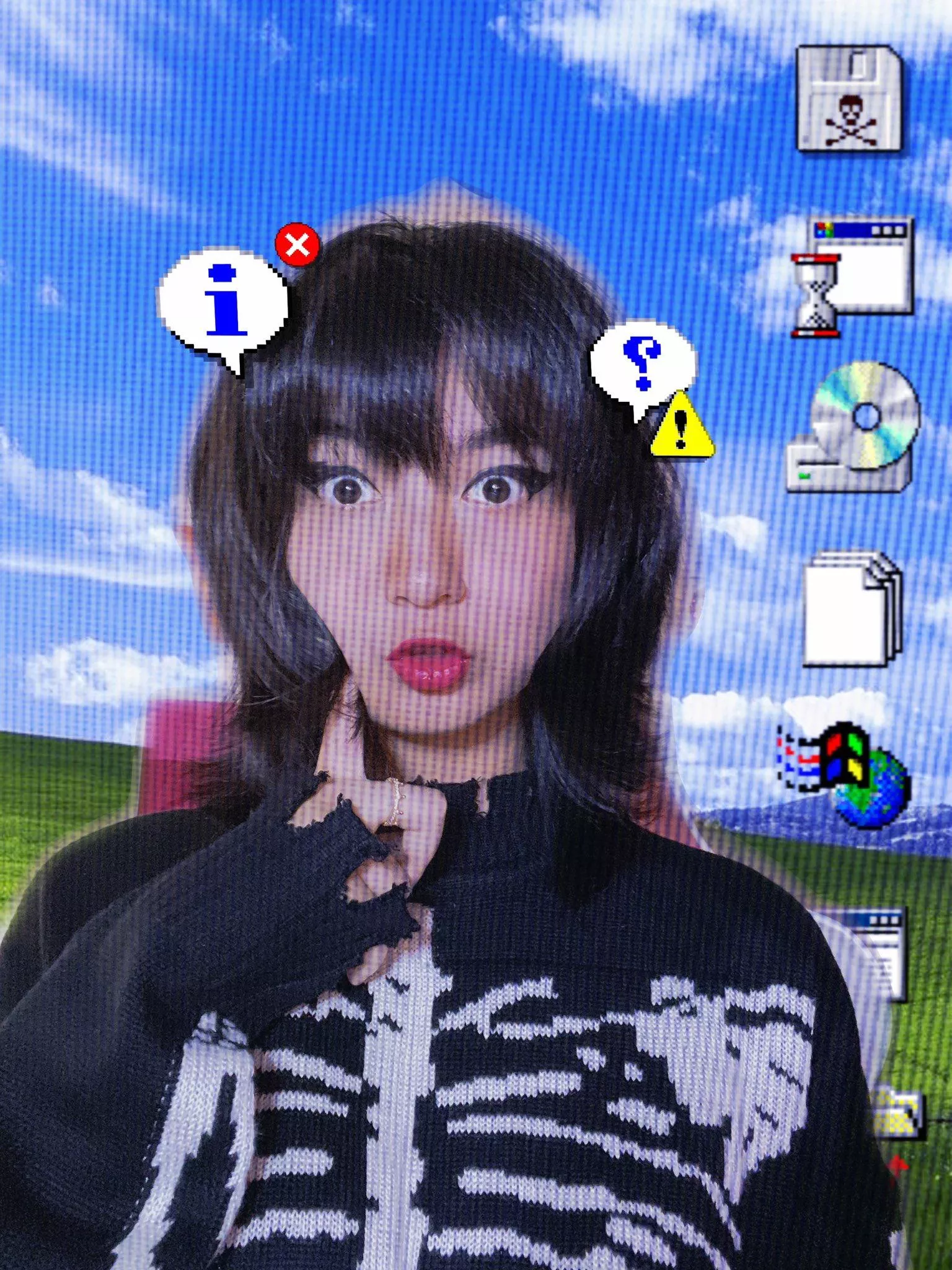 (f25 self) Neighbor I got stuck in your PC-! 🥺I dunno LOL posted by eldritch-thot