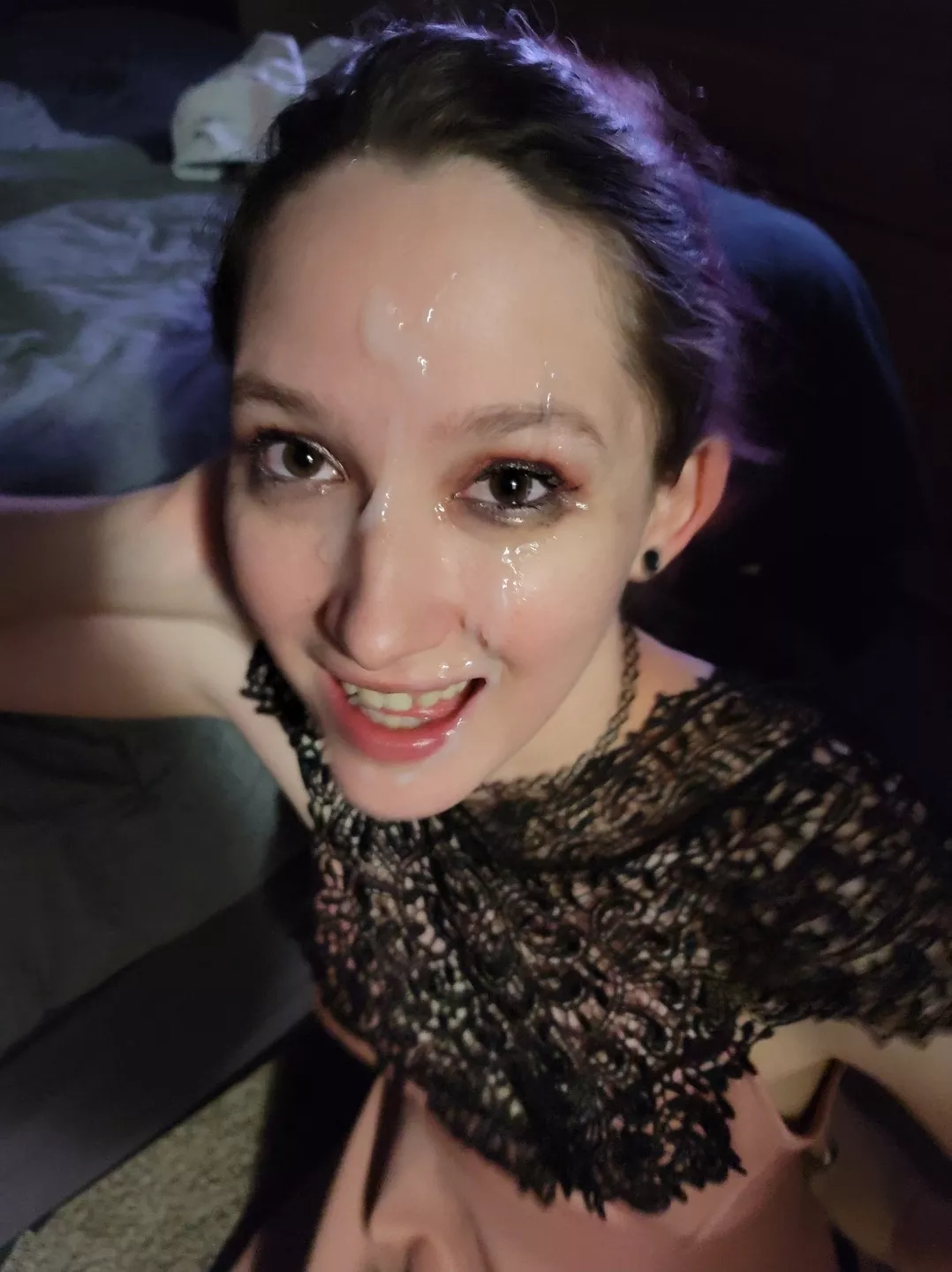 Face full of cum and ready for round 2 posted by AccioPrincess