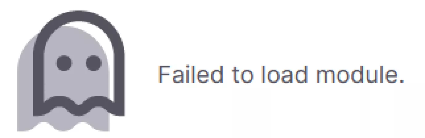 failed to load module by Ast0lfo12