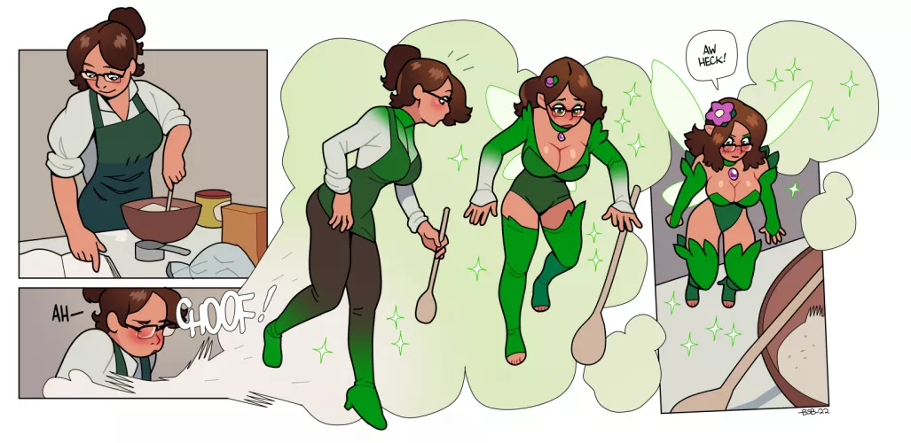 Fair Baker - F to fairy, shrinking - blackshirtboy by tffun77