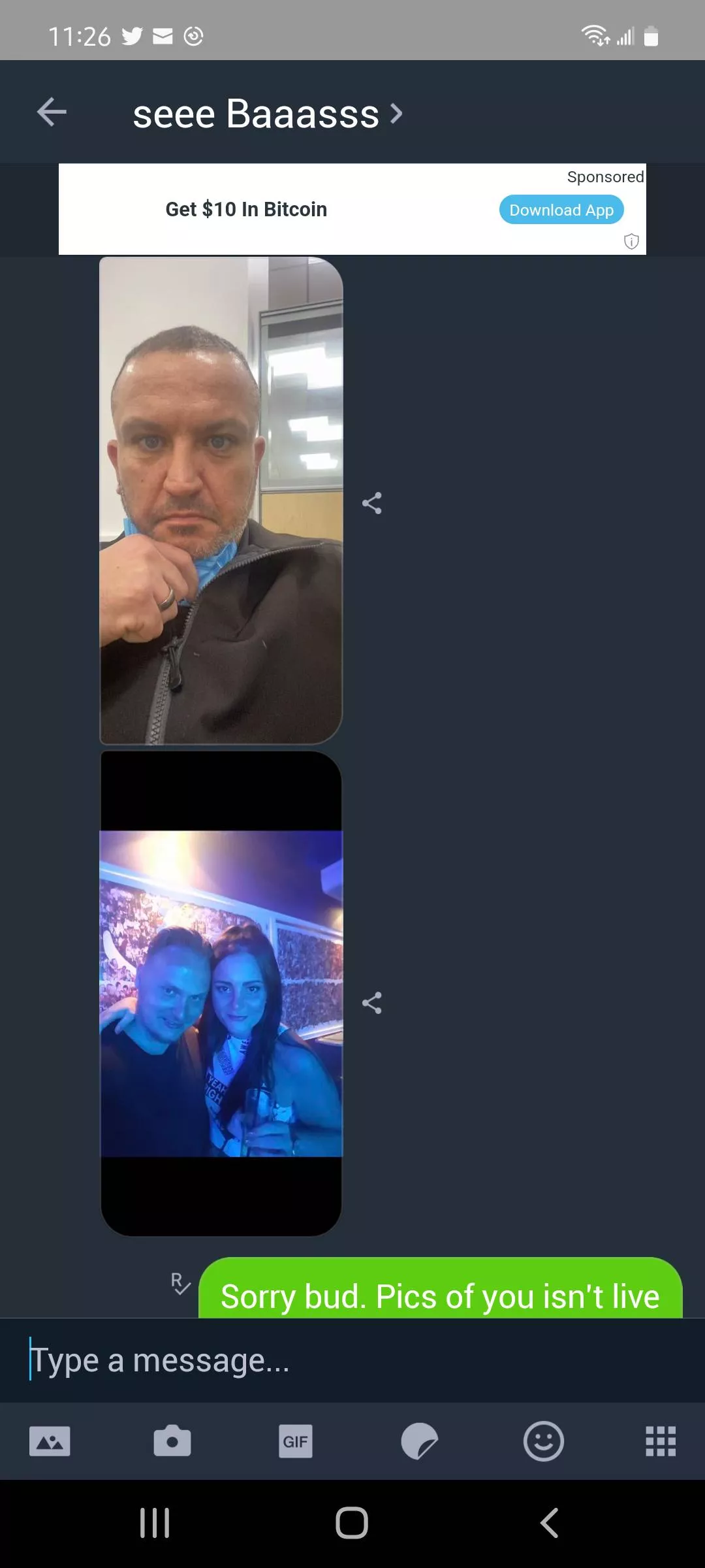 ⚠️ Fair Warning ⚠️ This guy posts a lot here & this is what you get when you try to verify. Laughable! I'm an honest trader who never ever saves, screenshots, takes pics with another device, etc but couldn't pass on putting this out there. posted by TX_OK_Seeker