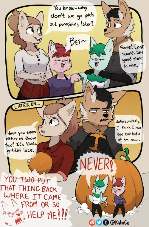 Fall Festivities~ (Art by me! @Nilnco Twitter) by NilNCo