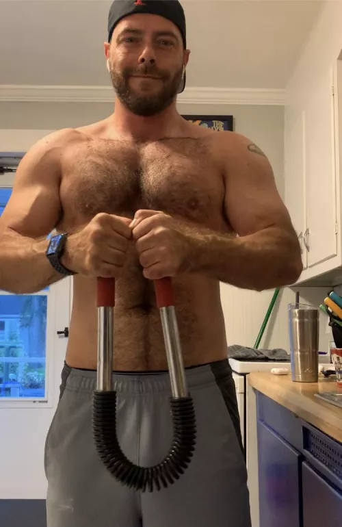 Fall is here got to workout w/o a shirt while I still can! M43 by PervReleaseValve