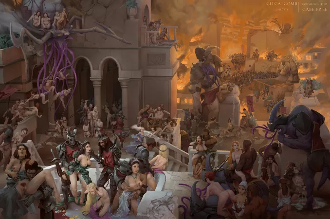 Fallen City (citcatcomb) by Flappabill