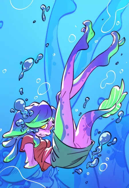 Falling deeply. Finished client commission of this lovely fur. My commissions are open starting from $50. by Outrageous_Work_2863