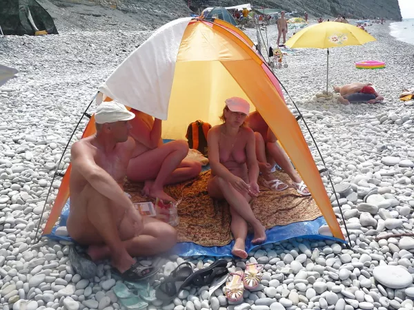 Family camping on the nude beach by bobettebobqc
