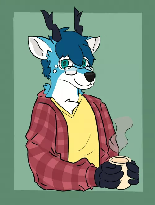 Fan art for @Mintealon (art by me) by AutumnWinterFox