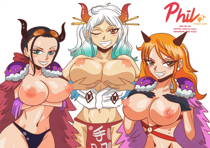 Fan art of my favorite monster Trio by me by PhilDoujin