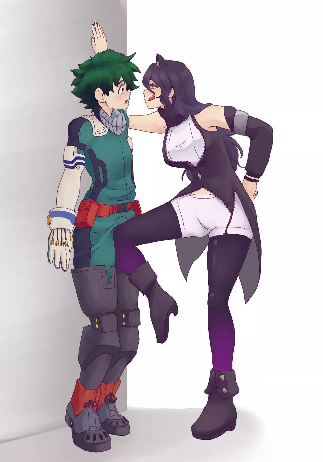 Fan girl Ara Ara’s an anime boi! (By: @ReqqlesArt) posted by n6918