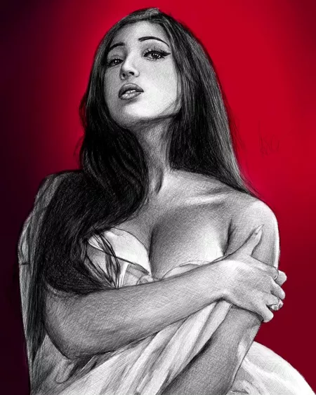 Fanart for model Sukesha Ray (Half NSFW) ;) by pit80