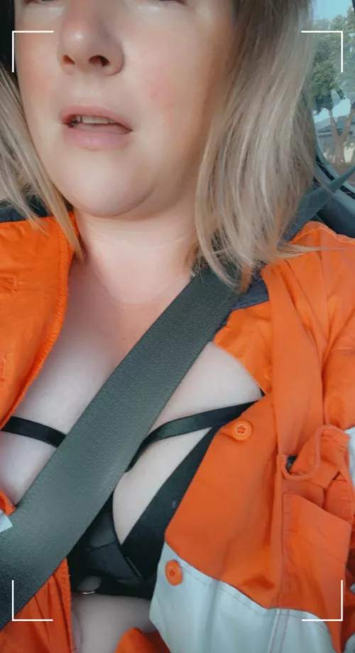 Fancy Bra Friday - just drive (because you’re late (f)or work again) by sparrowsmooth