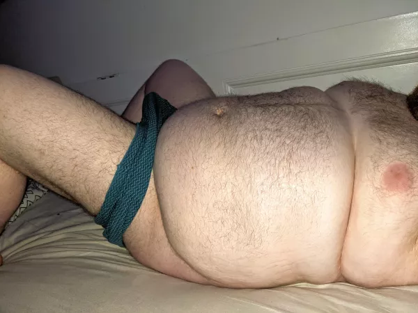 far too warm to wear anything else in bed 😉 by bearybuns