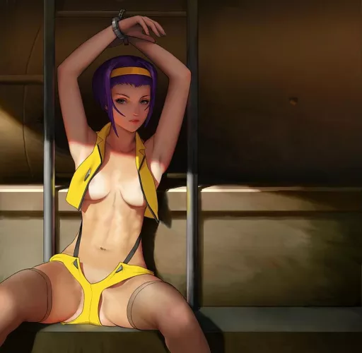 Faye valentine cuffed by khfelkhtri