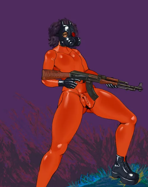 Fearsome and exotic boy 👀 (art by me) by Glinswall