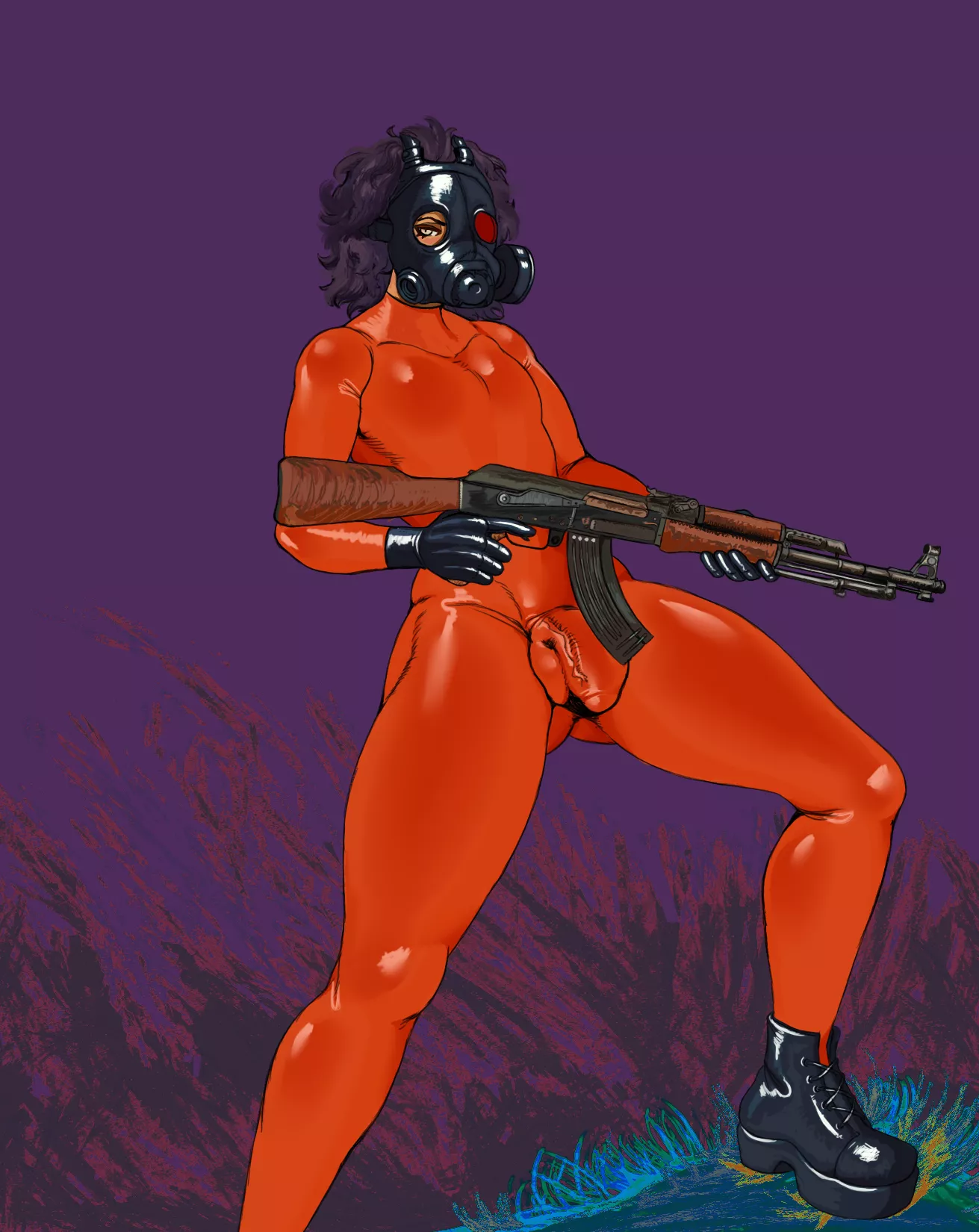 Fearsome and exotic boy 👀 (art by me) posted by Glinswall