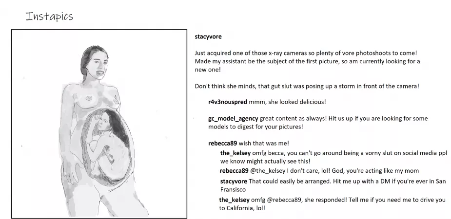 Feeding an influencer 2 [F/F9 by thevoregeoisie