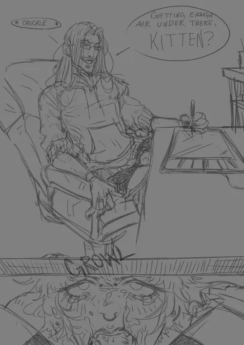 Feeding my bf's incel kink 🤝 feeding my own catboy kink (Krovav) [OC] by Krovav