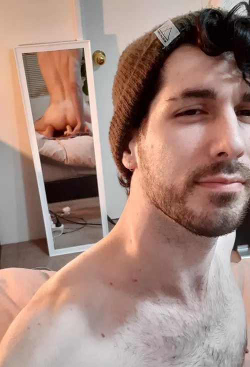 Feeding my hole a dildo by BillySinpai