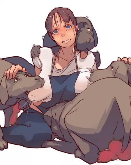 Feeding time... they’ve been waiting all day for her to come home... (niko) by TeeniTini