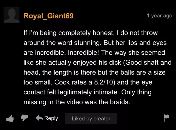 Feeling a light to decent 8 on this fellows member.. TRAN- by Ancient_Classroom_