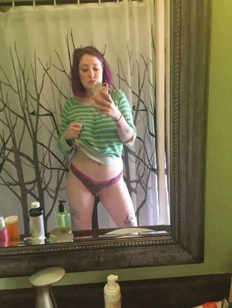 Feeling cozy in my sweater, keeping it cute in my panties by VioletFonce