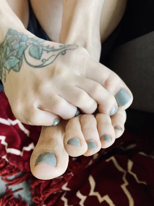 Feeling frisky 👣💋😈 by nomadicvixen