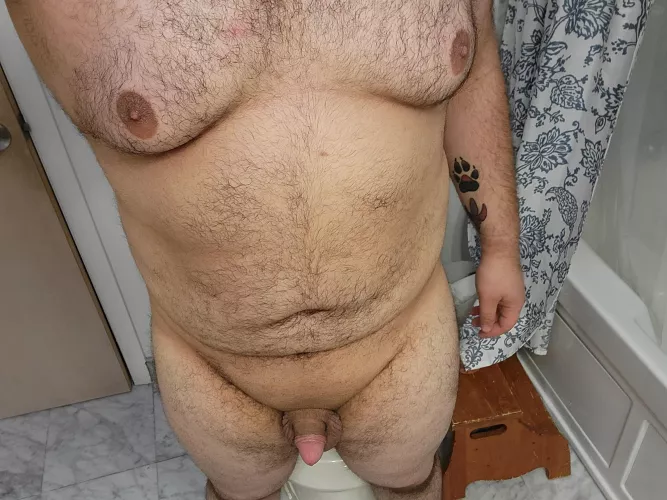 Feeling good about myself pre shower by HornyDreki