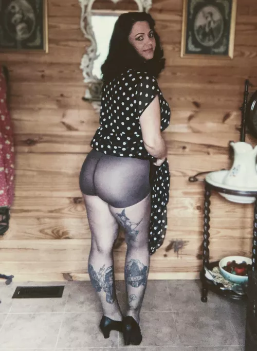 Feeling naughty in my black pantyhose 🖤 by -Jeweldenyle-