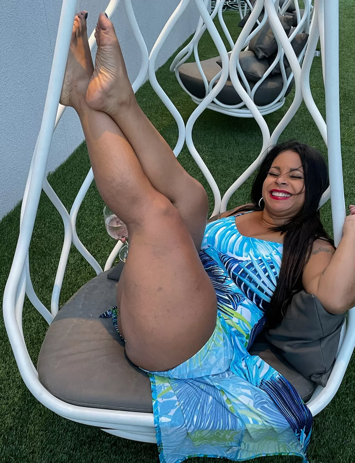 Feeling sexy by the pool posted by stella_sinclair