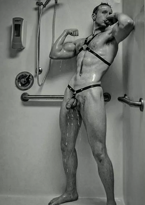 Feeling sexy in the gym shower, wanna join me? 😈 by GymBruhReddit-