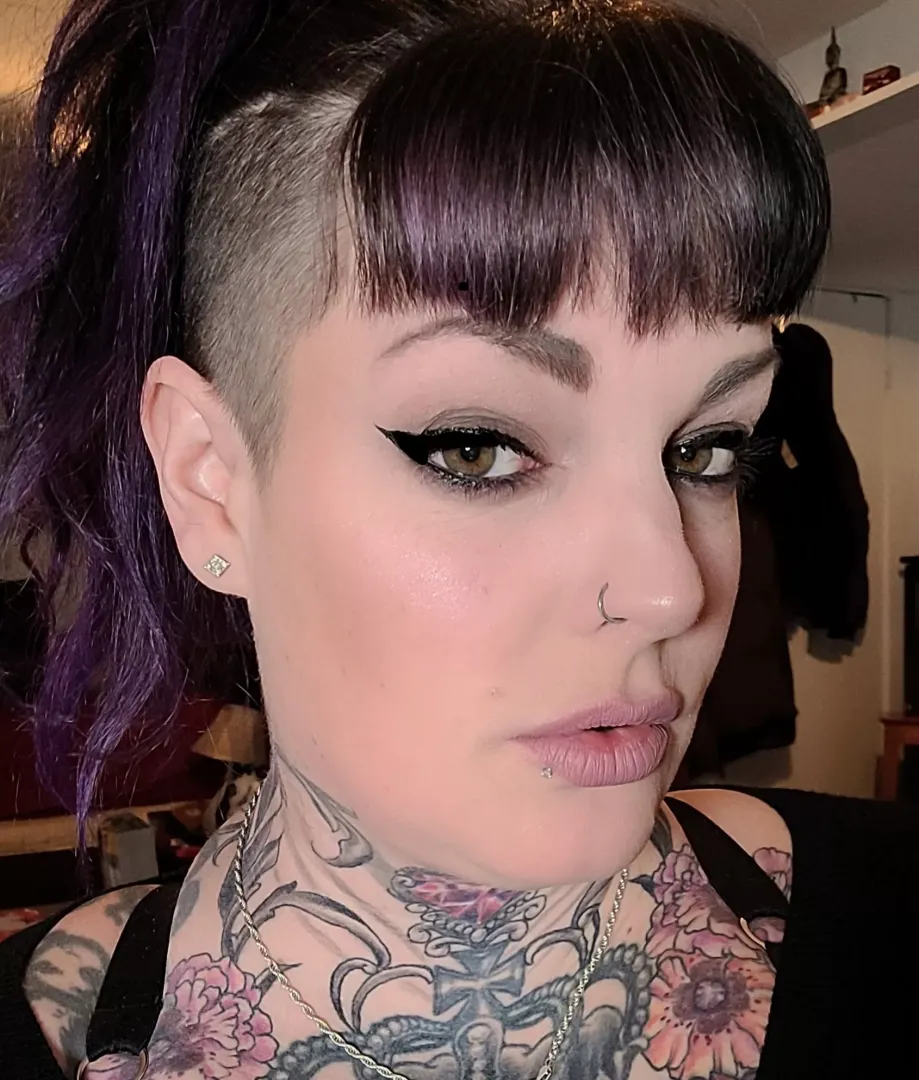 Feeling soft and sweet with a sharp winged liner. posted by Christina_Chaos