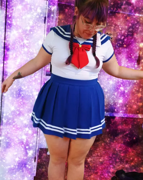 Feeling super cute, I'm most certainly a naughty little Chibi Moon. by ladymaemargaret