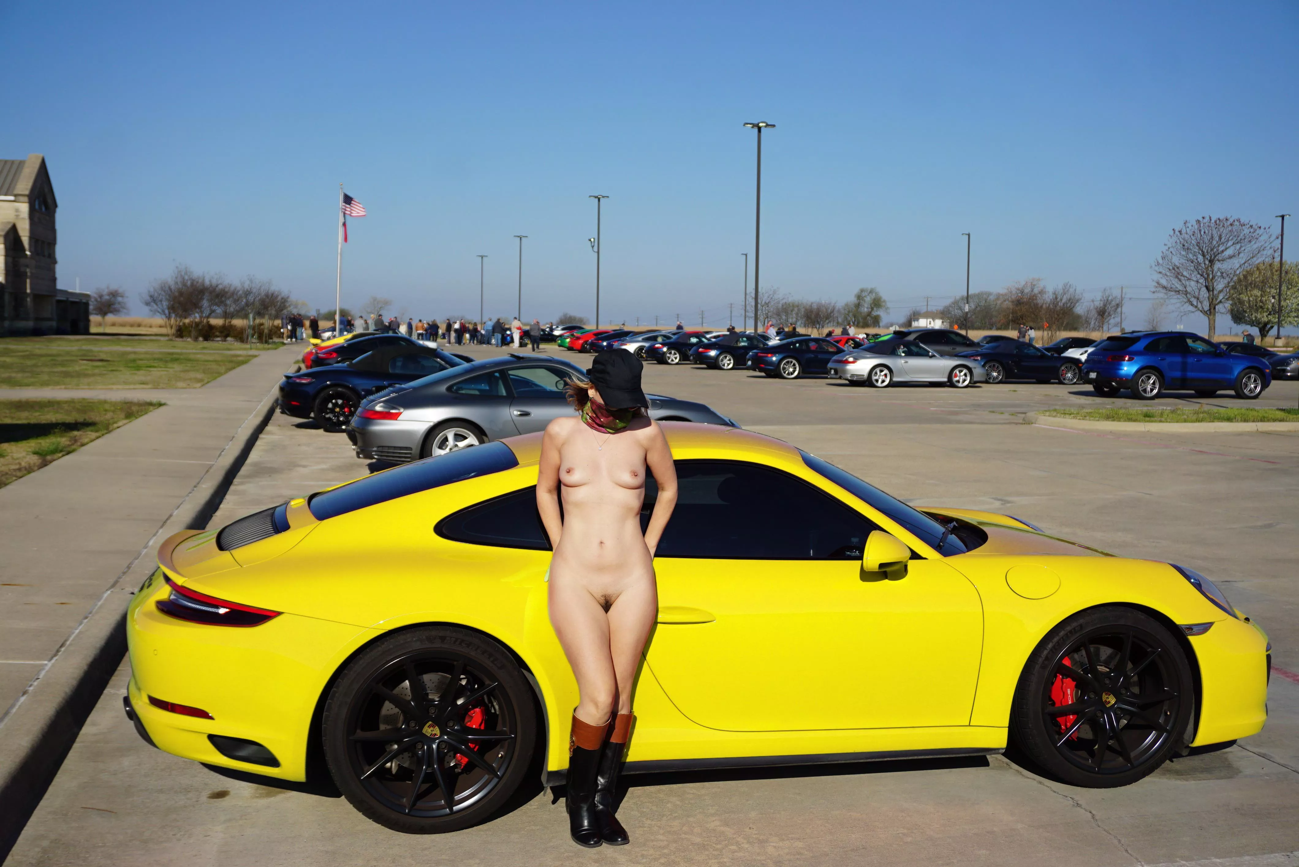 [F]eeling the sun before the car club drive.... posted by LucilleAndP