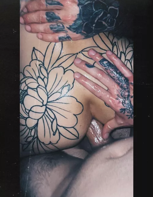 Feeling their cocks rub together inside me was divine