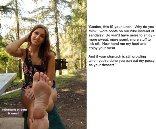 Feet and pussy for lunch. by Feetandpits