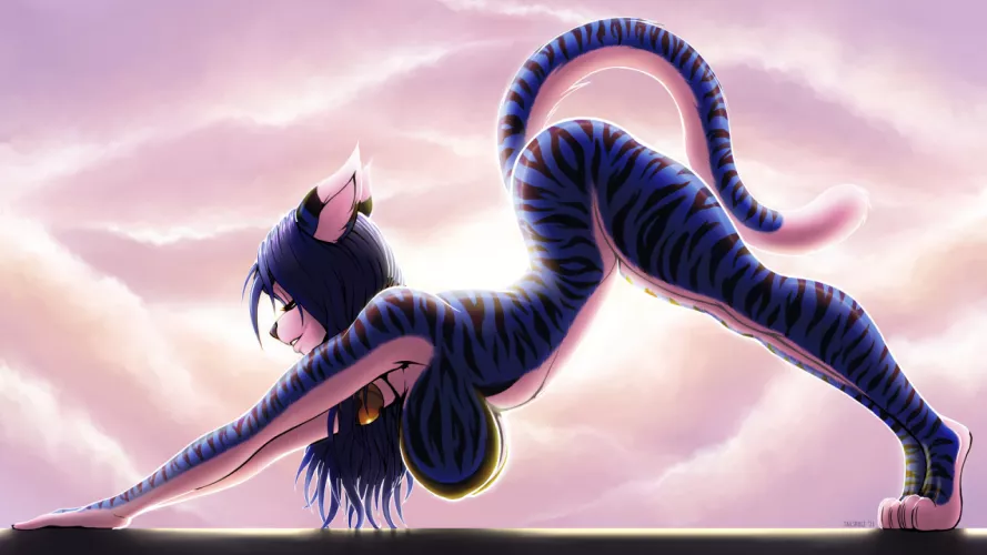 Felicia's Morning Stretch [F] (tailsrulz) by MissCozze