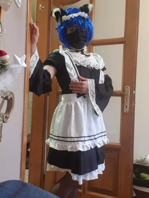 Felt cute in a maid dress 😊 by CuteLittleBoi