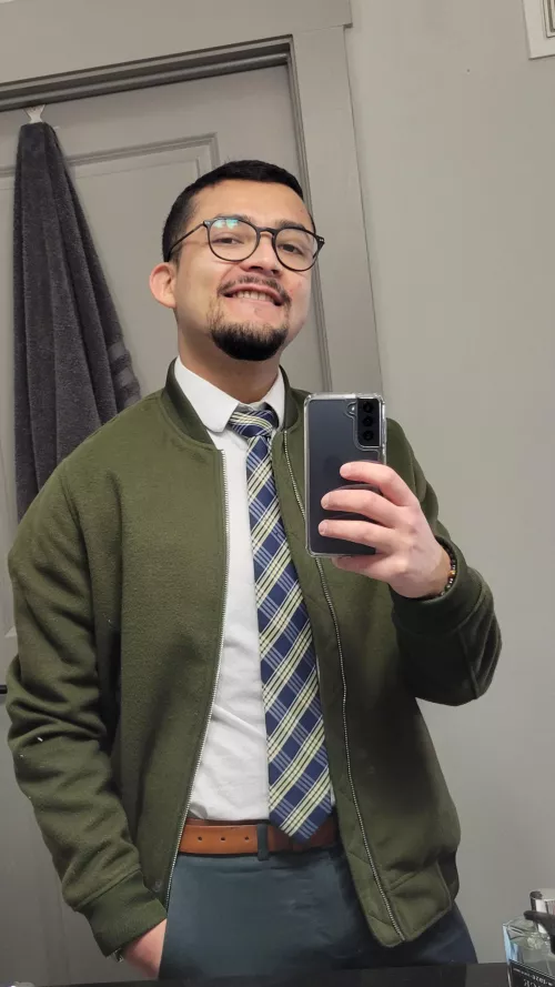 Felt cute today with this outfit... wasn't too sure about the jacket though 🤔 by djoserq25