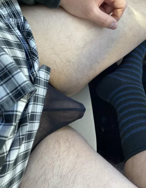 Felt cute with these under my work clothes by Dear-You-6721