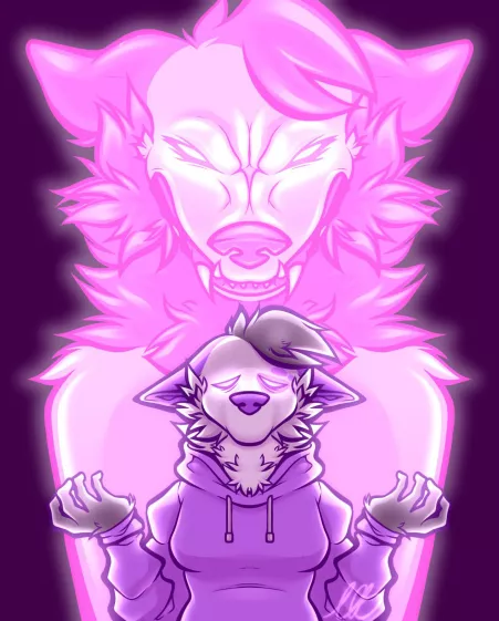 Felt inspired by the song “the animal in me” so I decided to make something uwu by RelativeNext