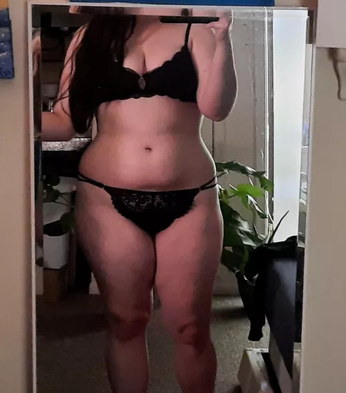 Felt sexy in black lace and thought you might agree by hornysloth13