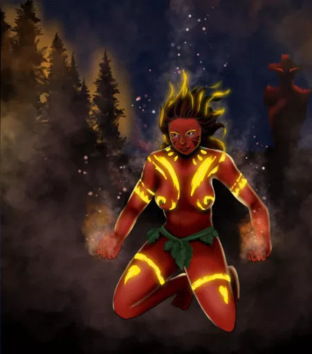 Female Axe Immortal! My wife’s take on a feminized Axe by greenboy44