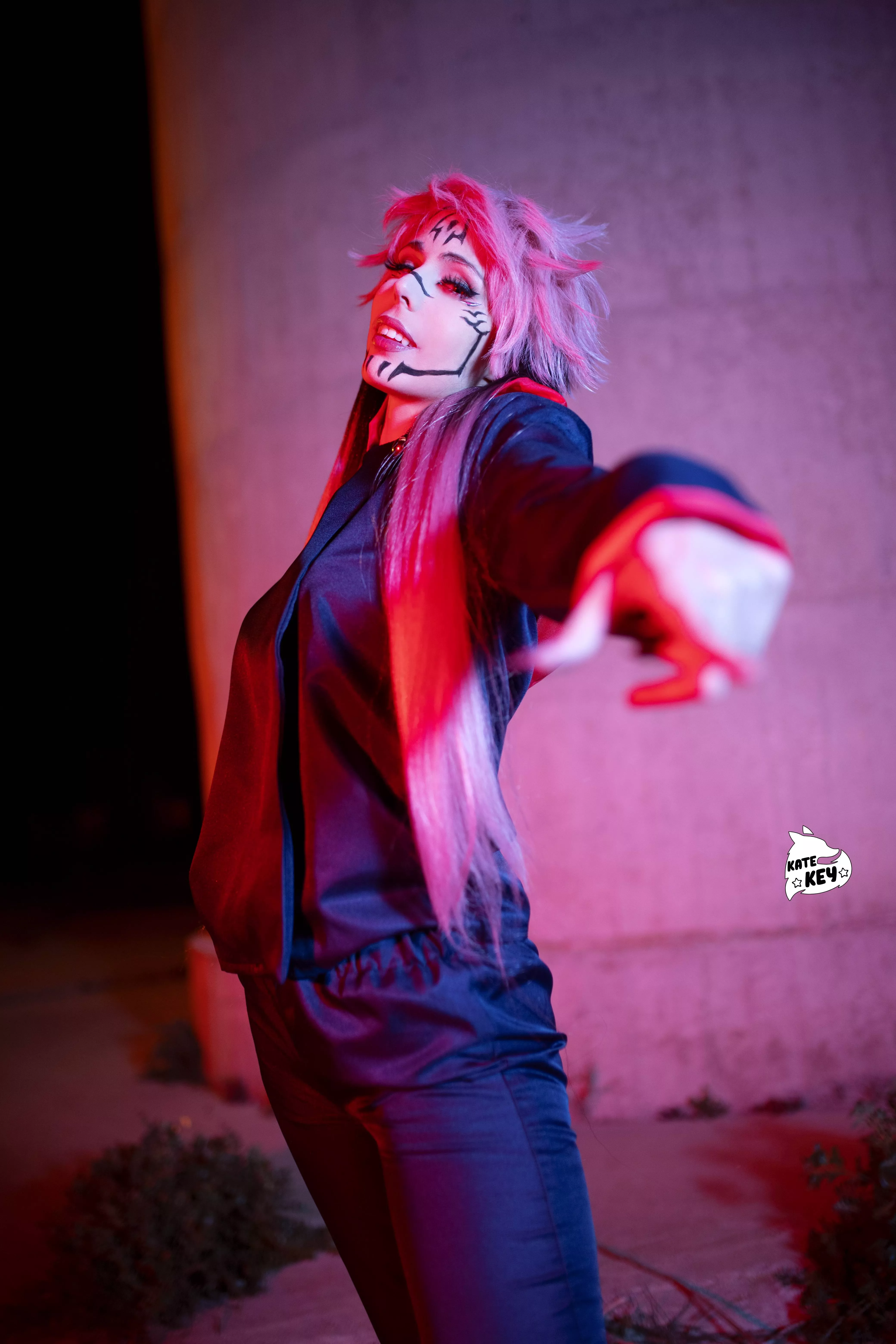 Female Sukuna from Jujutsu Kaisen by Kate Key posted by katekeycosplay