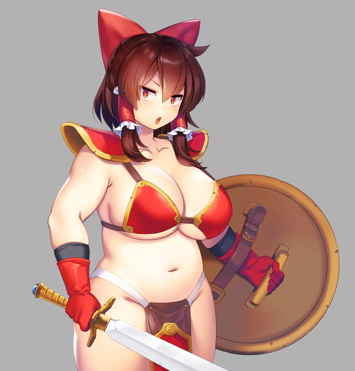 FEMALE WARRIOR BIKINI ARMOR REIMU posted by tchitchouan