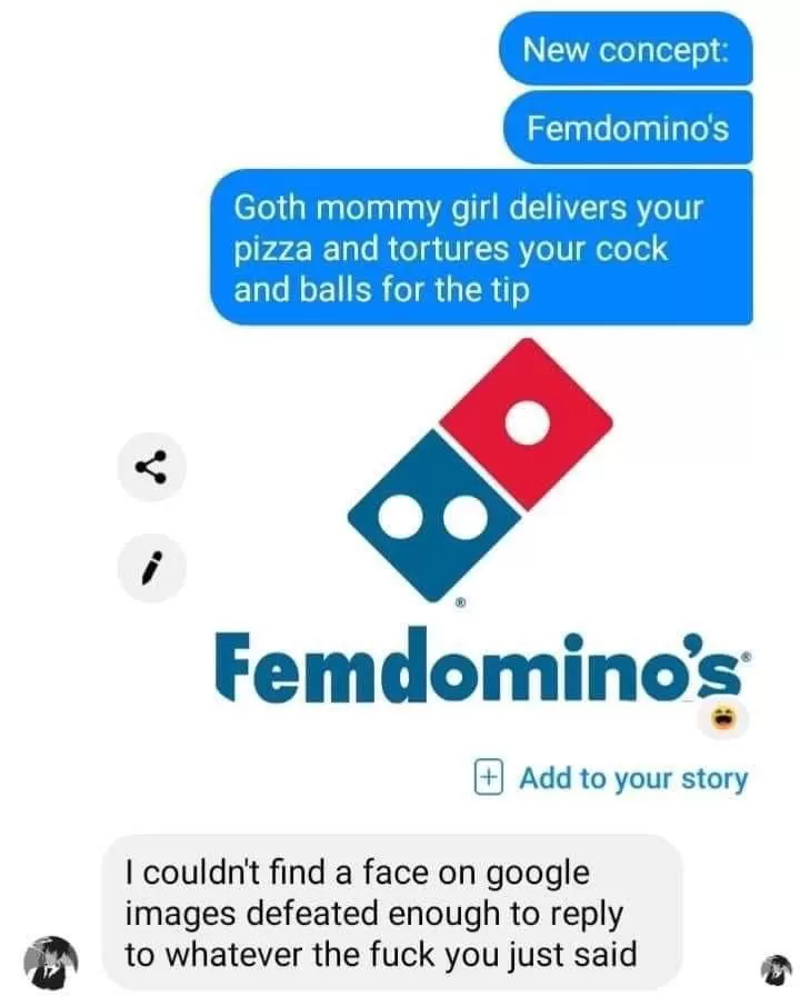 Femdomino’s. Now taking applications 😛 posted by godofwarmth386