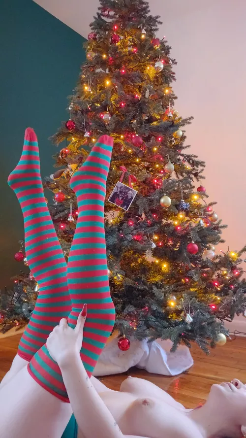 festive socks are my fav 😍 by LilRedVelvettt